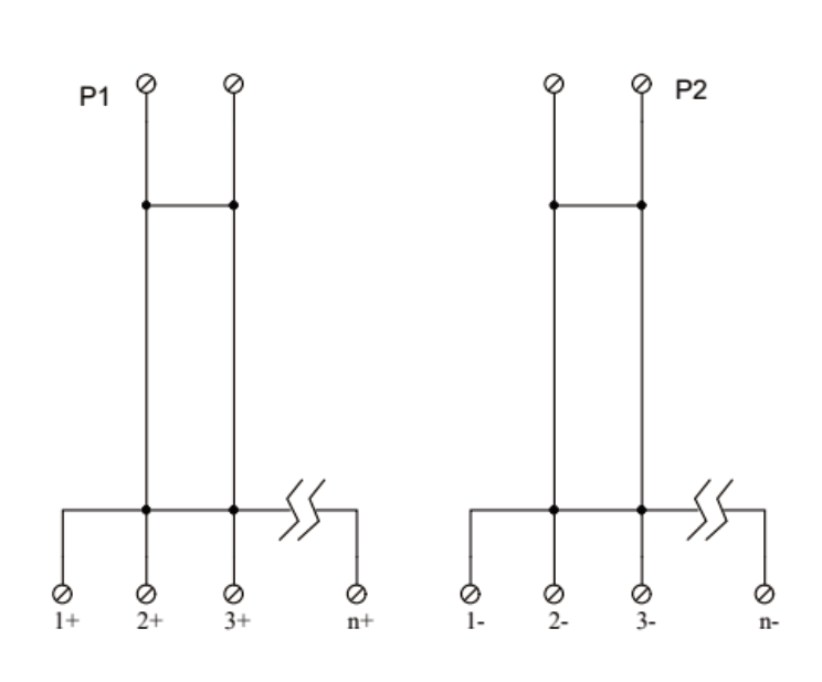 直插式電源分配端子臺(tái) 