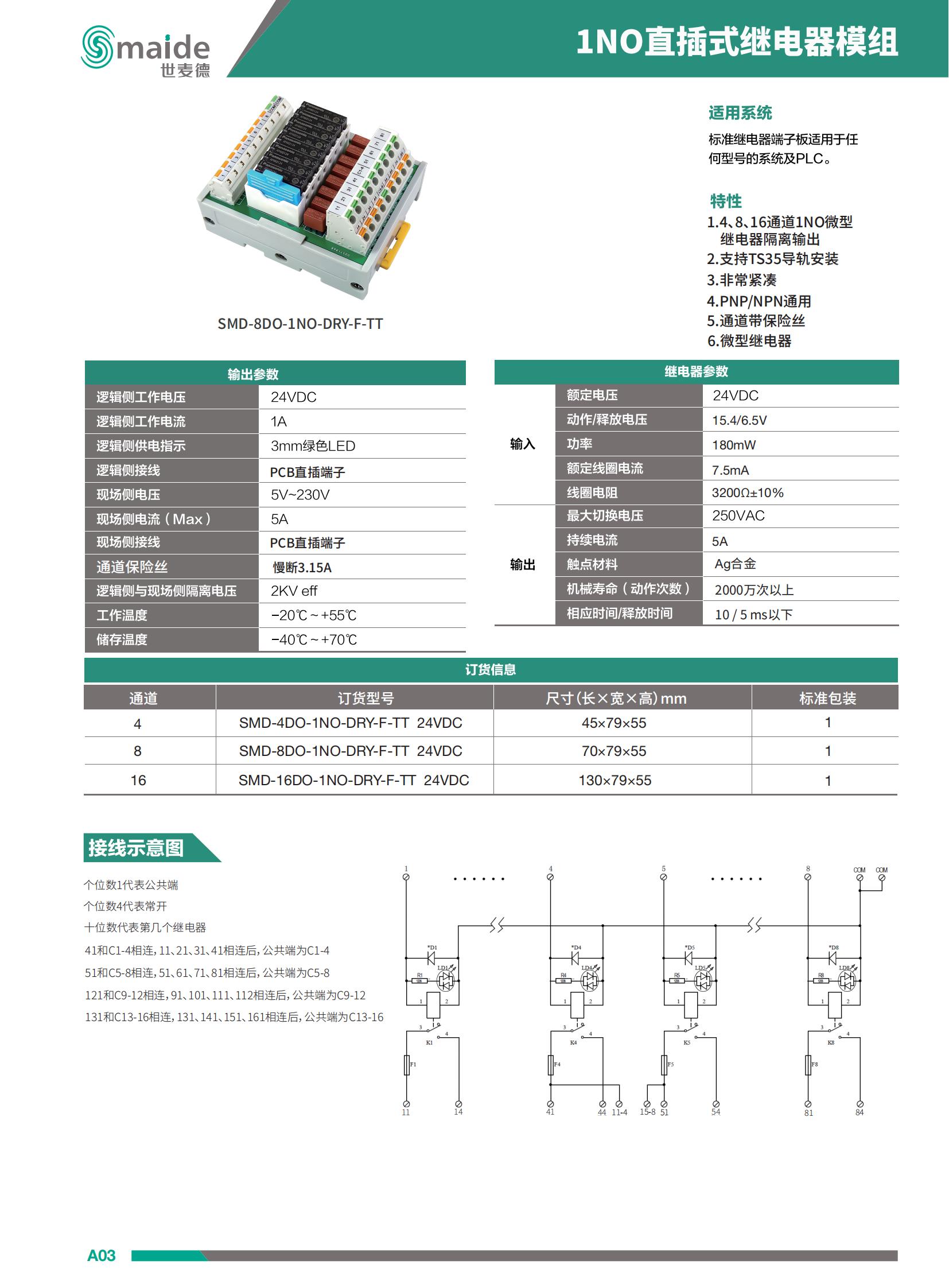 直插式繼電器模組