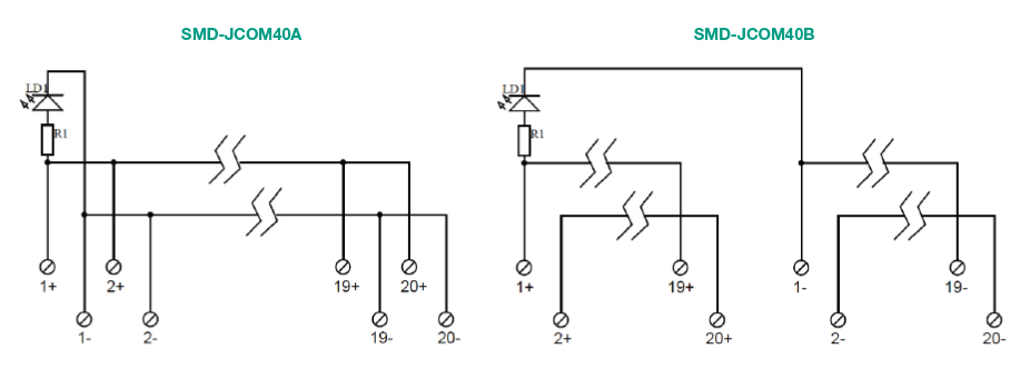 電源分配端子臺(tái) SMD-JC0M40A / SMD-JC0M408